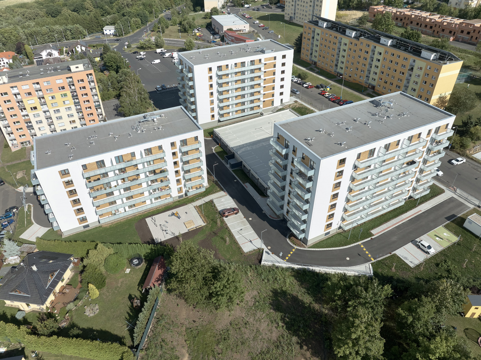 Výstavba projektu Byty Novoveská byla úspěšně zkolaudována