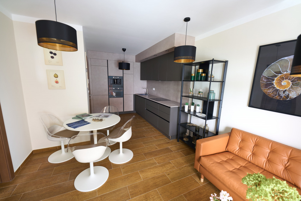 Obývací pokoj + kuchyňský kout